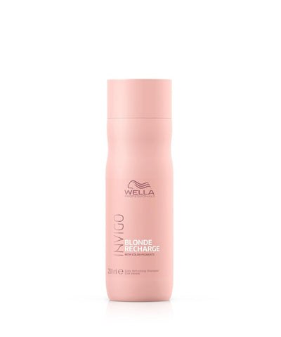 WELLA Professionals Invigo Recharge Cool Blonde Colour Refreshing Shampoo, 250 ml