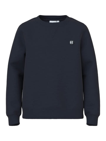 NAME IT A/S Boy's NMMVIMO LS SWEAT BRU NOOS Sweatshirt, Dark Sapphire,