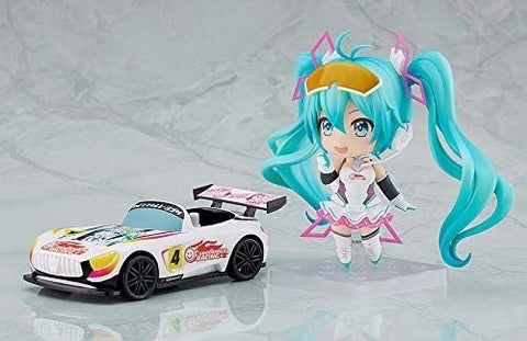 Good Smile Racing Hatsune Miku GT Project: Racing Miku (2021 Version) Nendoroid Action Figure, Multicolor
