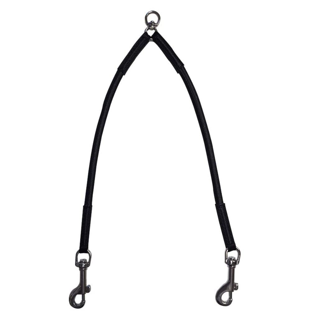 Ancol Bungee dog walking coupler for two dogs on one lead.