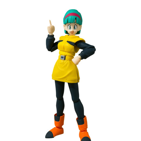 Bandai 196639 Dragon Ball Z Sh Figuarts, Bulma Journey To Namek, 16 cm, Multicoloured