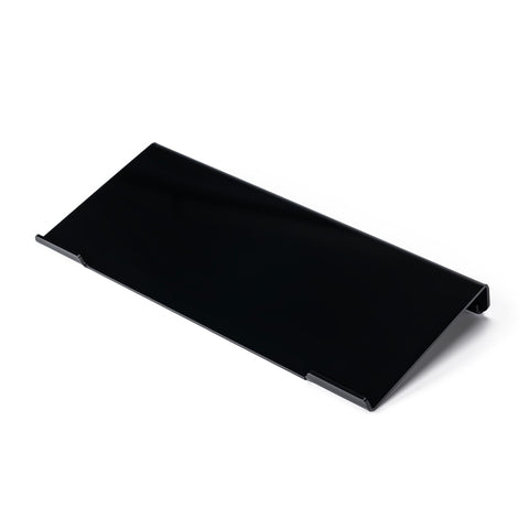 BOOMIBOO Black Acrylic Tilted Computer Keyboard Holder for Ergonomic Typing, Keyboard Stand with Silicone Anti-Slip Strip,11.8 x 5.1 Inch Keyboard Tray for 78 Keys Keyboard