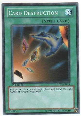 Yu-Gi-Oh! - Card Destruction (5DS3-EN021) - Starter Deck: Duelist Toolbox - 1st Edition - Common