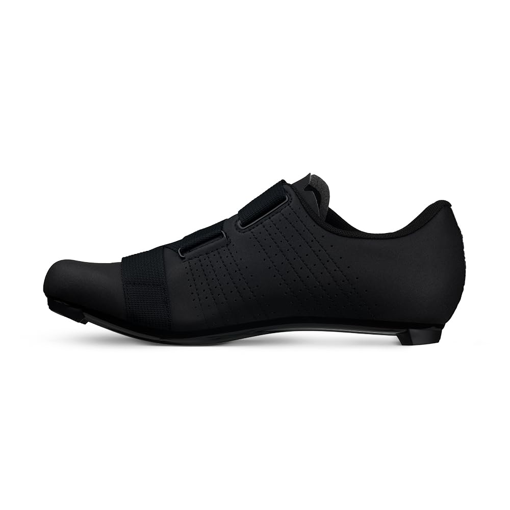 Fizik mens Tempo Powerstrap Cycling Shoe, Black/Black, 6 US