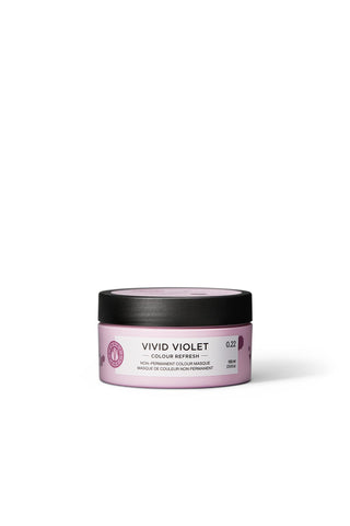 Maria Nila Colour Refresh, Vivid Violet 3.4 Fl Oz, Purple Hair Mask, Semi-Permanent Pigments, 100% Vegan & Sulfate/Paraben free