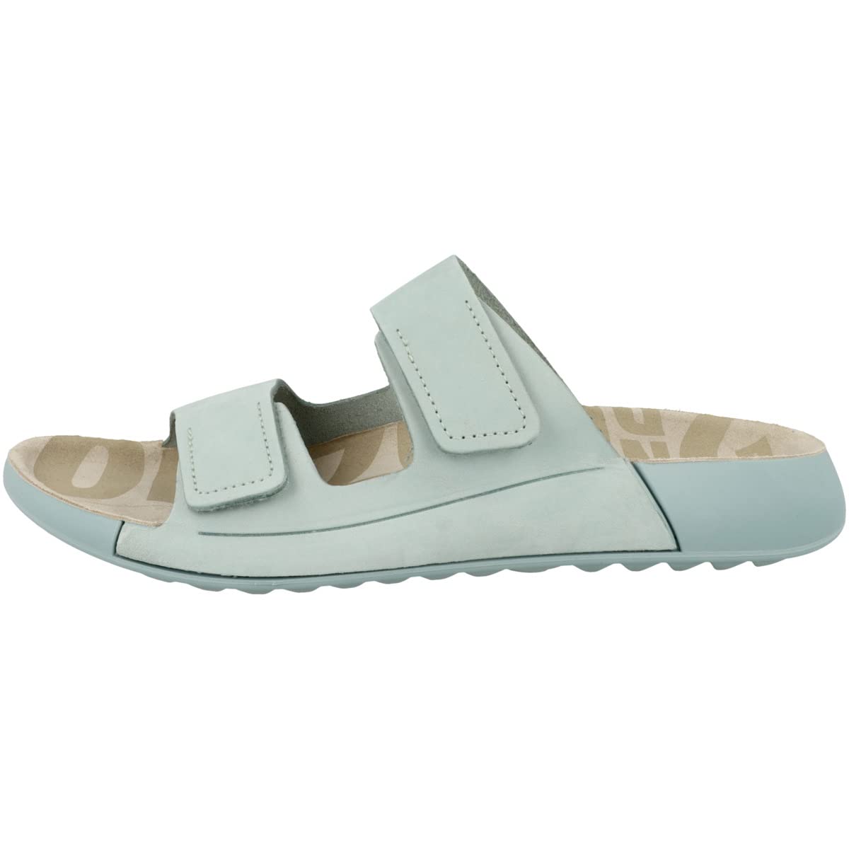 ECCO Women's Cozmo Two Band Slide Sandal, ICE Flower, 5-5.5