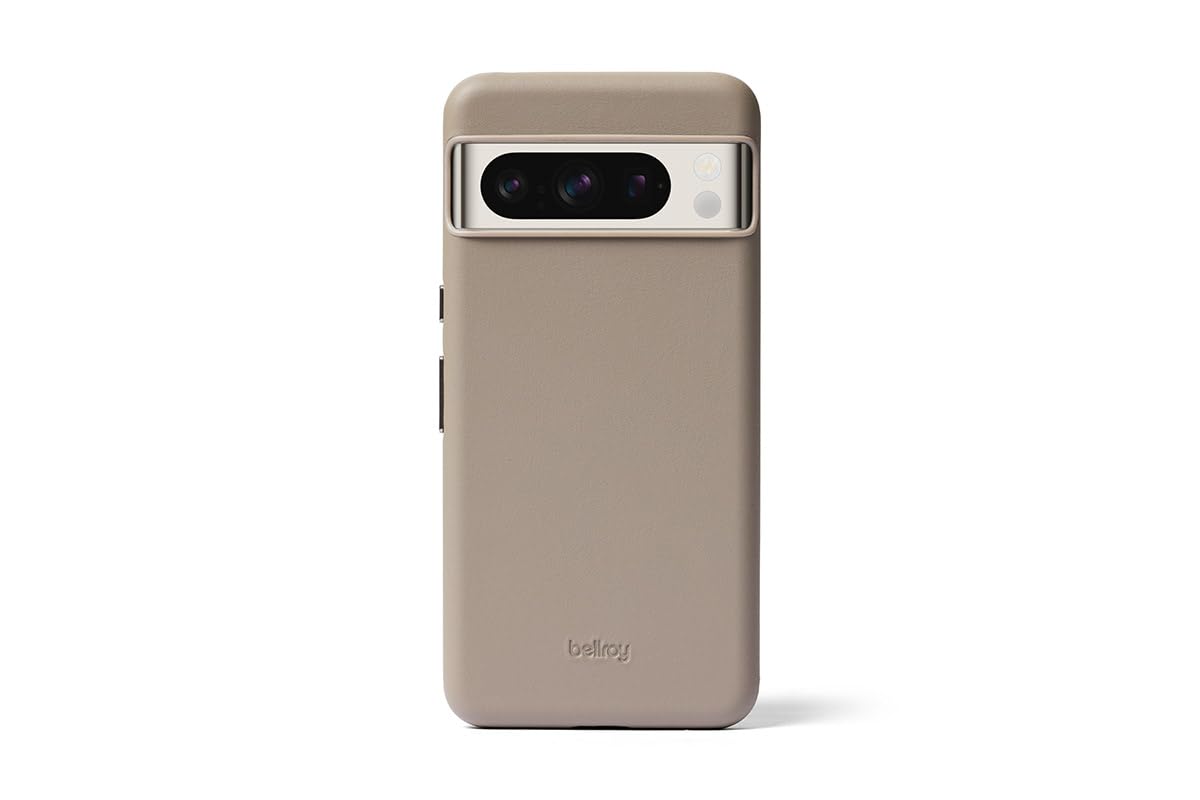 Bellroy Leather Case for Pixel 8 Pro - (Leather Google Phone Case) - SimplyTaupe