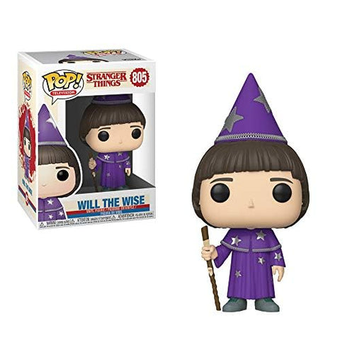 POP Stranger Things - Will The Wise Funko Pop! Vinyl Figure (Bundled with Compatible Pop Box Protector Case), Multicolor, 3.75 inches