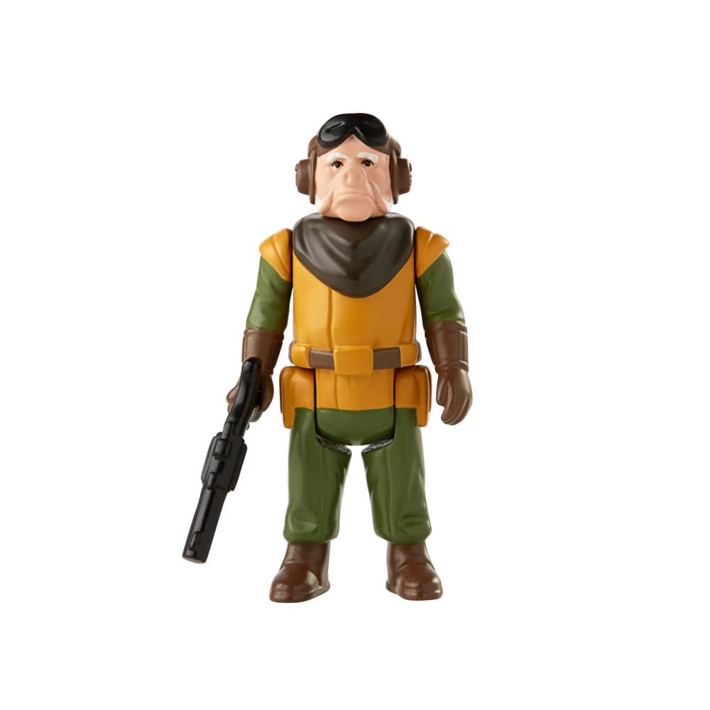 Star Wars Retro Collection Kuiil Toy 3.75-Inch-Scale The Mandalorian Collectible Action Figure with Accessories, Toys for Kids Ages 4 and Up,0.98 x 5.98 x 9.02 inches,F2022