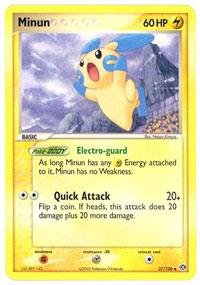 Pokemon - Minun (37) - EX Emerald