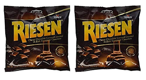 Riesen Chocolate Carmels Candy, 5.5 oz (Pack of 2)