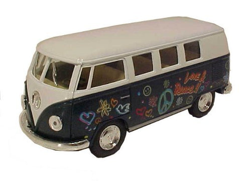 5" Classic 1962 Volkswagen Van with Decal 1:32 Scale (Color Green)