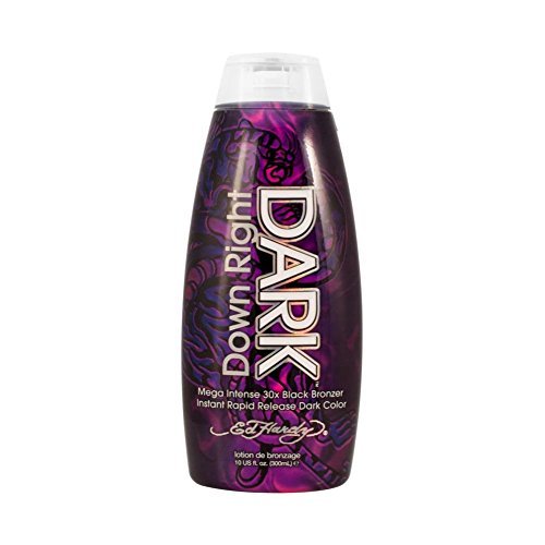 Ed Hardy UV Bed Tanning Lotion Fast Acting 30x Bronzer DOWN RIGHT DARK 10 Oz by Ed Hardy
