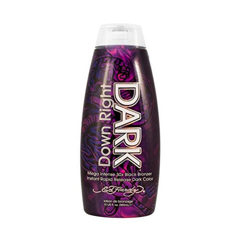 Ed Hardy UV Bed Tanning Lotion Fast Acting 30x Bronzer DOWN RIGHT DARK 10 Oz by Ed Hardy