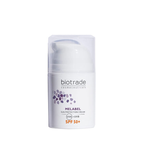 Biotrade Melabel Sun Protection Face Cream SPF 50+ UVA and UVB Non-greasy Gentle Hydrating Formula 50 ml