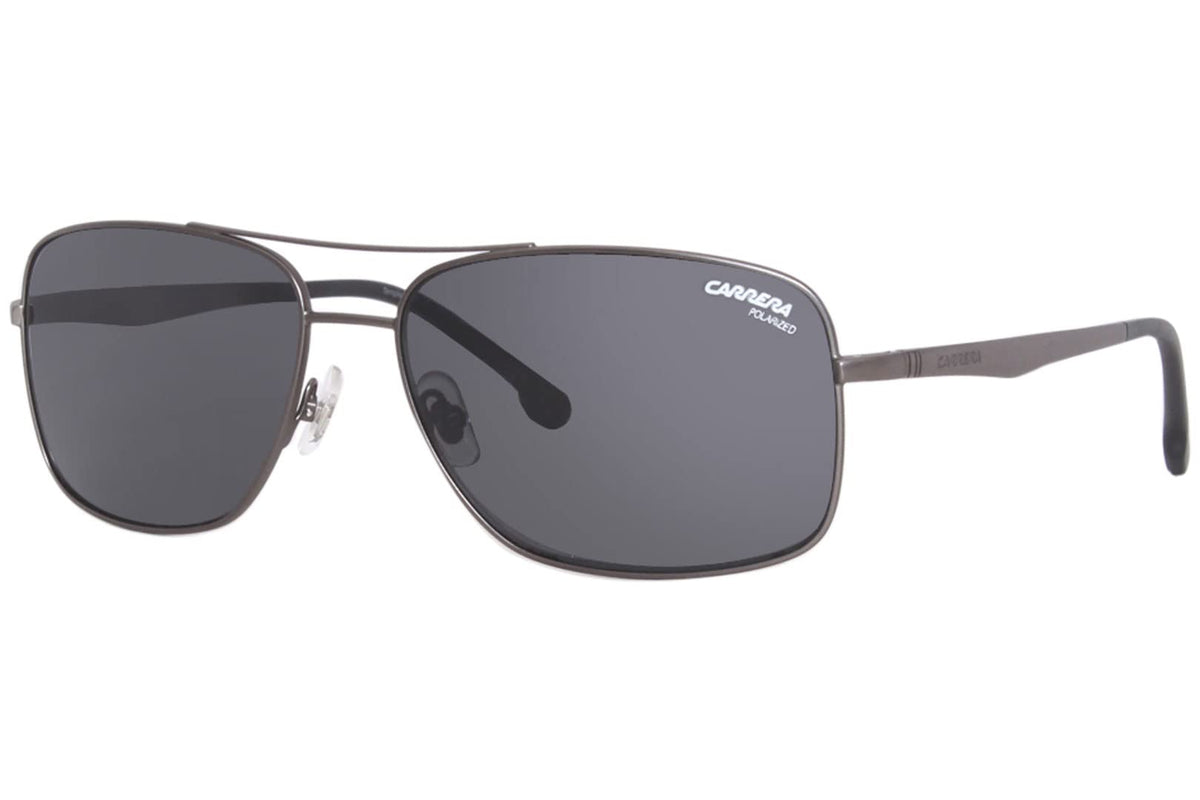 Carrera Casual Polarized Square Sunglasses, Rutenio Scuro Opaco, 60