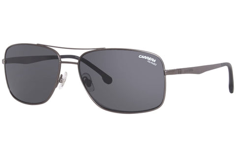 Carrera Casual Polarized Square Sunglasses, Rutenio Scuro Opaco, 60