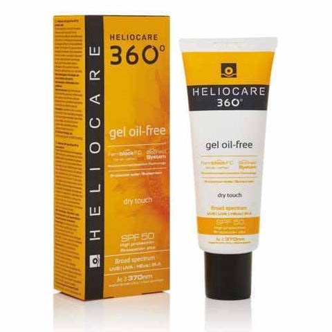 HELIOCARE 360 SPF 50 Air Gel 60ml / Mineral Fluid 50ml / Fluid Cream 50ml / Oil-free- Ge 50mll (OIL FREE GEL 50ML)