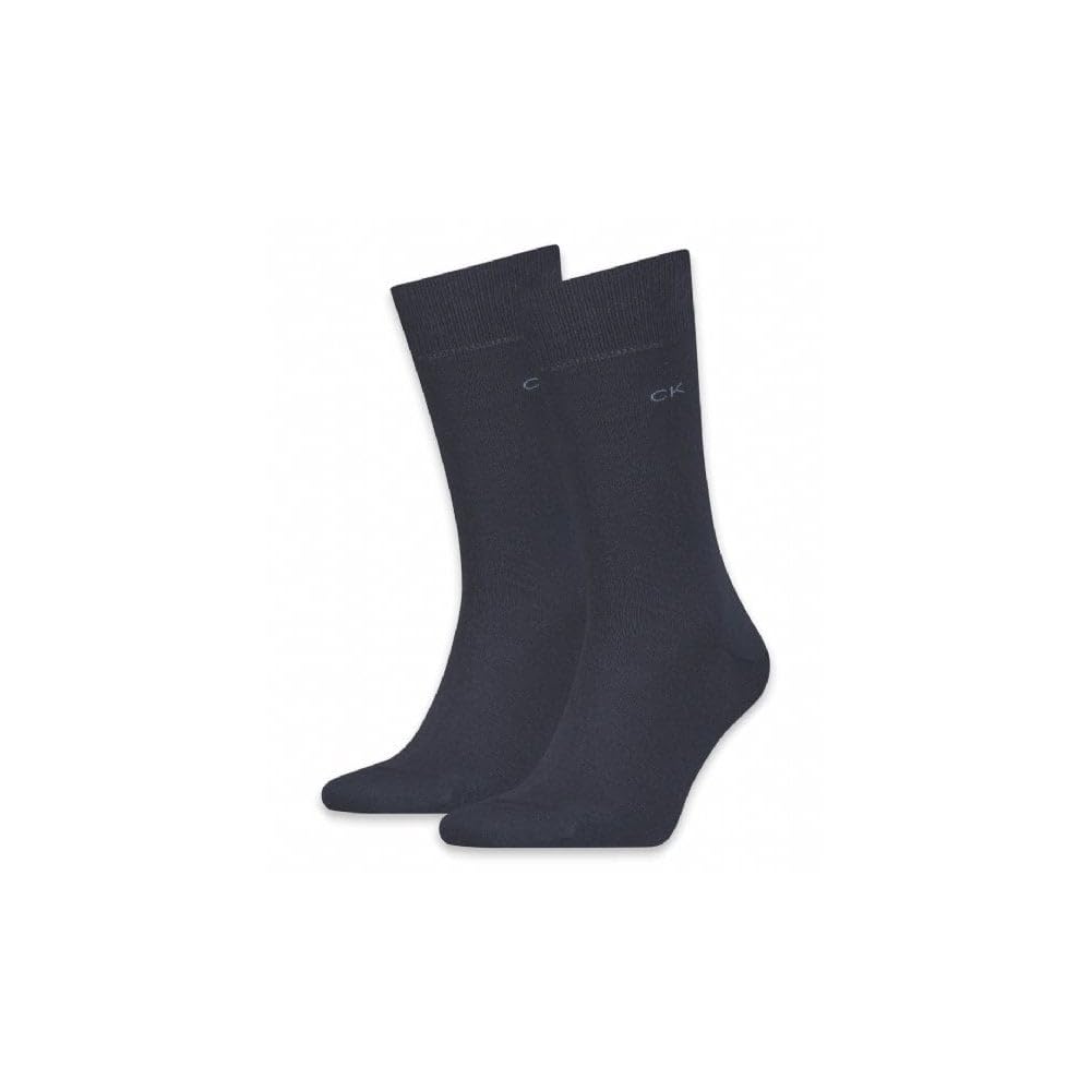 Calvin Klein 2-Pack Premium Combed Cotton Socks, Navy 5.5-8 Navy