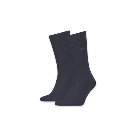 Calvin Klein 2-Pack Premium Combed Cotton Socks, Navy 5.5-8 Navy