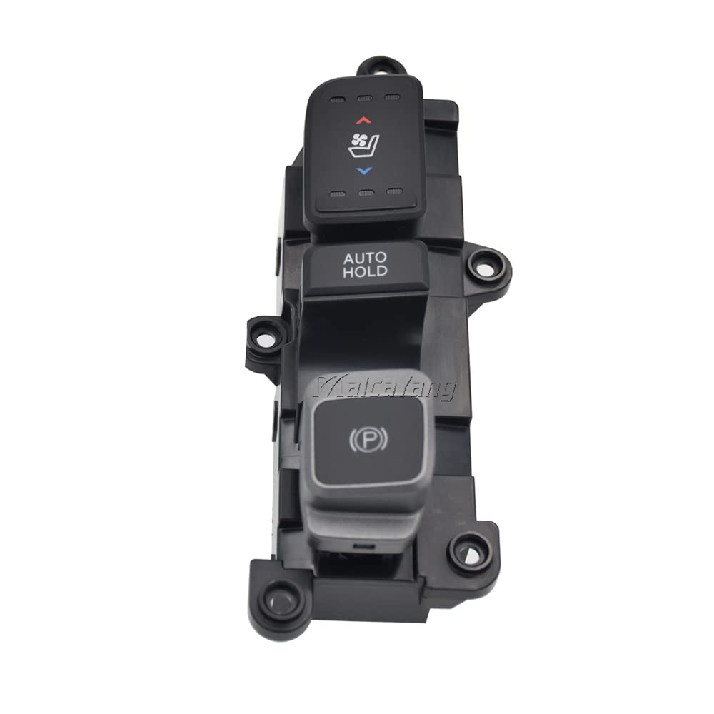 Electronic Parking Handbrake Auto Hold Seat Heating Switch Replacement Panel for Hyundai Santa Fe Sport 2017 2018, for Hyundai Santa Fe XL 2017 2018 2019