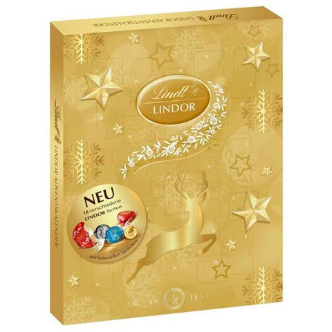 Lindt & Sprüngli Lindor advent calendar, 290g