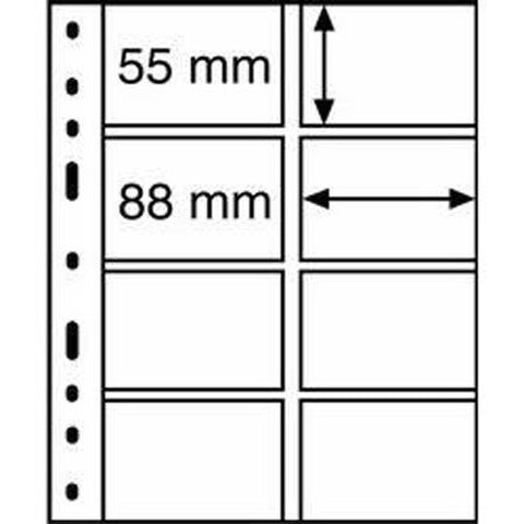 Lighthouse OPTIMA 4VS Stamp Stock Pages-10 Pages