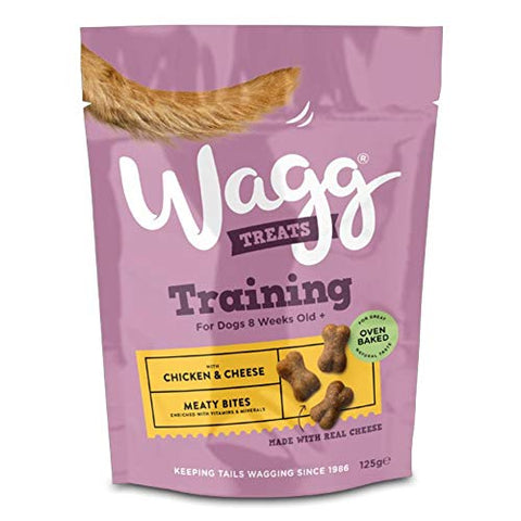 Wagg Training Treats with Chicken and Cheese 125gm, Deal of 4