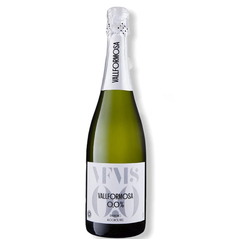 Vallformosa Alcohol Free Cava Wine 0.0% - 750ml - Certified Gluten Free & Vegan, From Vallformosa winery in the Spanish region of Penedes, Non-alcoholic sparkling Cava De-alcoholised