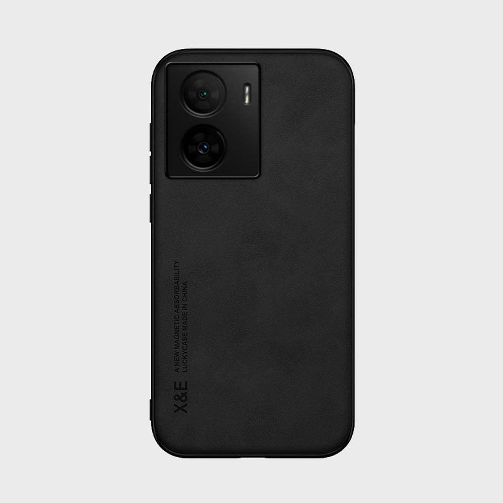 Kepuch Silklike Case for Vivo IQOO Z7 - Cover Bumper Built-in Metal Plate for Vivo IQOO Z7 - Black