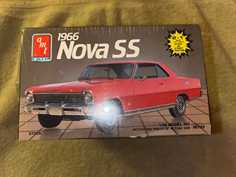 #6749 AMT 1966 Nova SS 1/25 Scale Plastic Model Kit, Needs Assembly