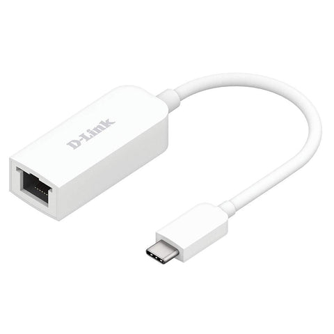 D-Link USB C to Ethernet Adapter, Type C to 2.5 Gigabit Ethernet LAN Network Adapter 2500 Mbps Wired Performance Windows Mac OS Dongle (DUB-E250)