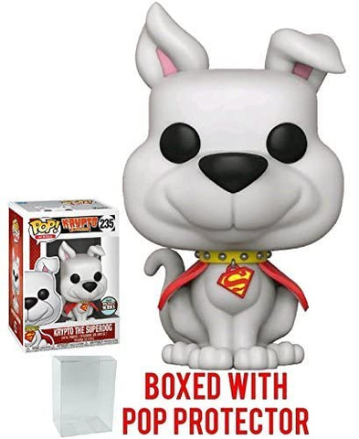 Funko Pop! DC Heroes: Specialty Series - Krypto The Superdog Vinyl Figure (Includes Compatible Pop Box Protector Case)