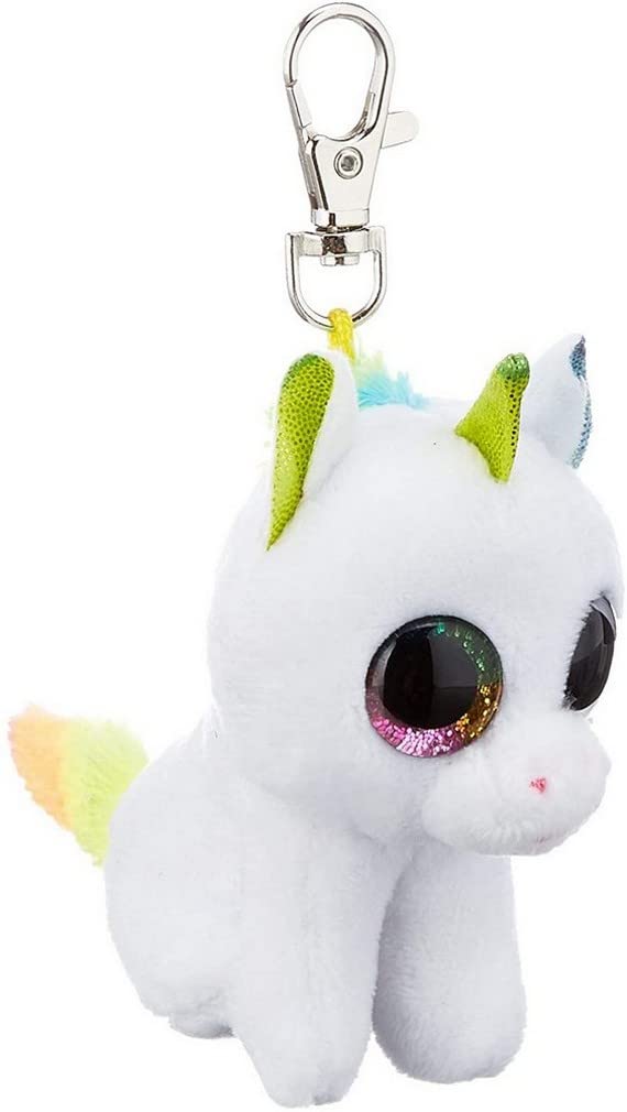 TY T35040 Beanie PIXY Unicorn-Boo Key Clip, Multicolored, 10 cms