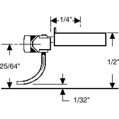 HO Whisker Coupler, 1/4" Overset (2pr)