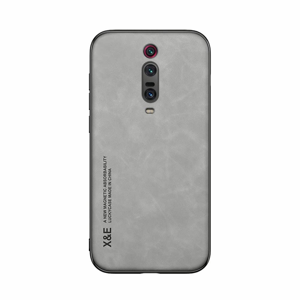 Kepuch Silklike Case for Xiaomi 9T/9T Pro,Redmi K20/K20 Pro - Cover Bumper Built-in Metal Plate for Xiaomi 9T/9T Pro,Redmi K20/K20 Pro - Gray