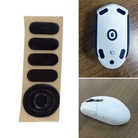 0.8mm Mouse Feet Mouse Skates for logitech G304 G305 Wireless Gaming Mouse Feet Replacement (0.8mm, Smooth Glide, Pure PTFE)