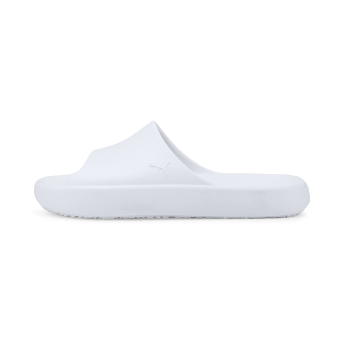 PUMA mens Shibui Cat Slide Sandal, Puma White, 8 US
