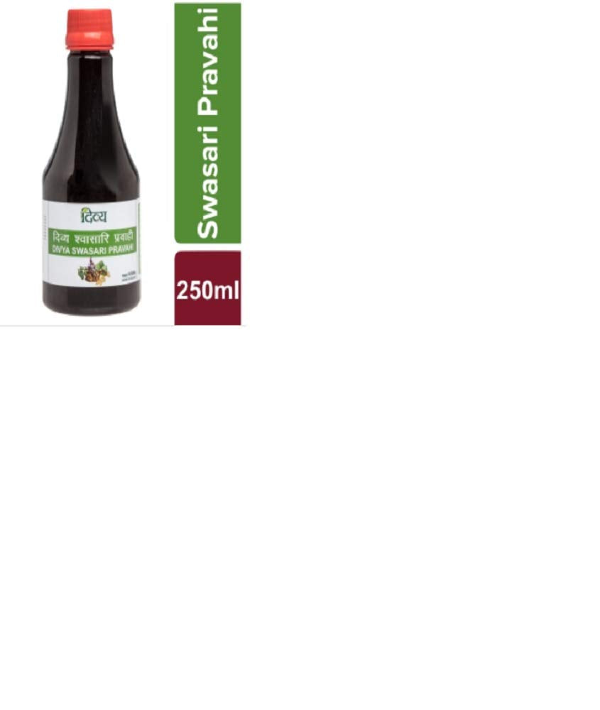 Patanjali Divya Swasari Pravahi 250ml - Pack of 2One Free Prakruthi Ginger Candy for Each Order.