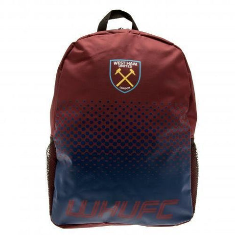 West Ham United FC Football Club Childrens Backpack Rucksack School Gift
