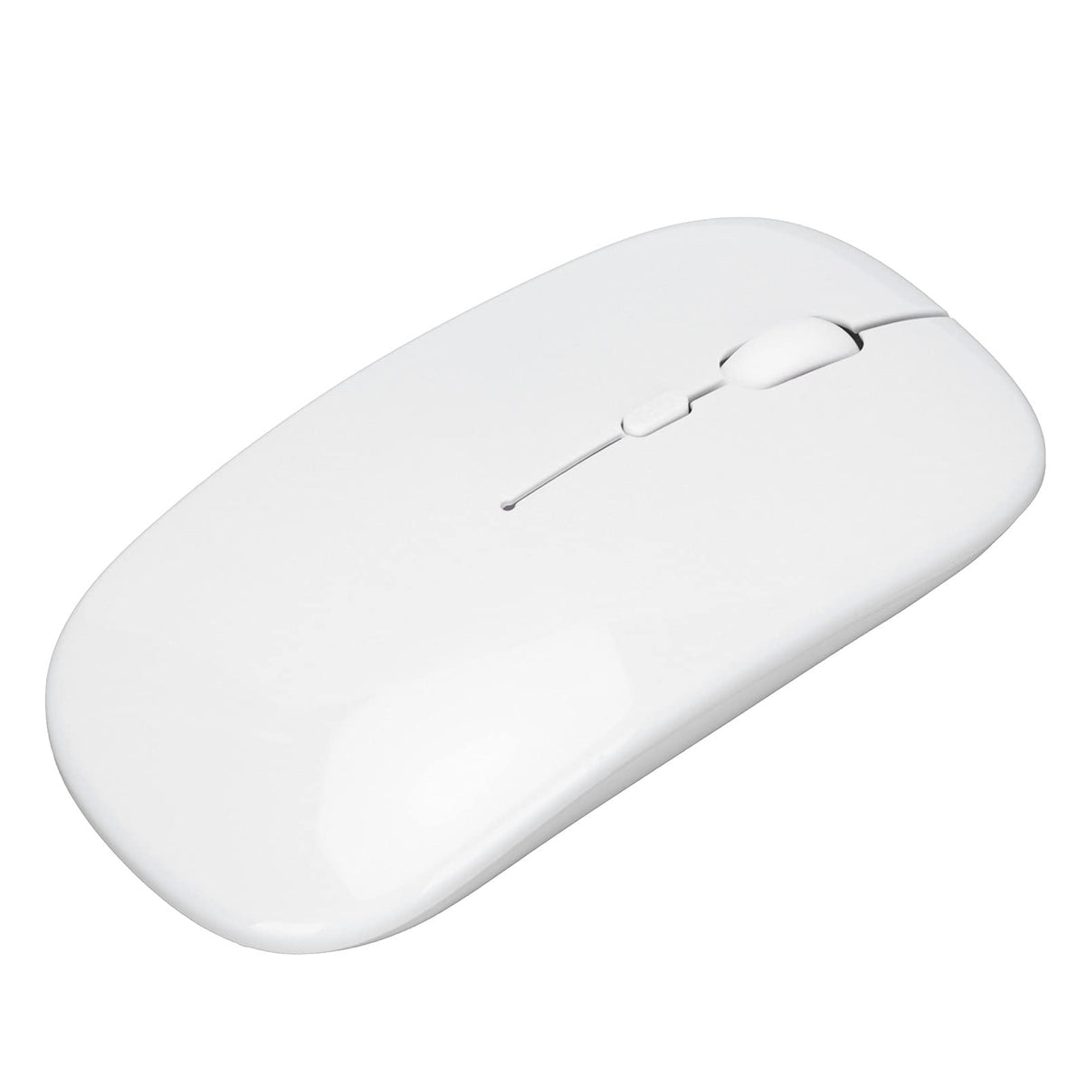 Hilitand Wireless Bluetooth Mouse,Portable 800-1200-1600DPI Adjustable,Ergonomic Mute Smart Ultra?Thin Gaming Computer Laptop PC Mice,for Office Home Business (White)