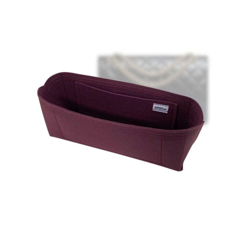 SAMORGA (3-9/ CHA-2.55-M-F CHA 2.55 handbag medium size. Reissue 226. A37587 Bag Organizer Insert Innerbag (2mm Wine)