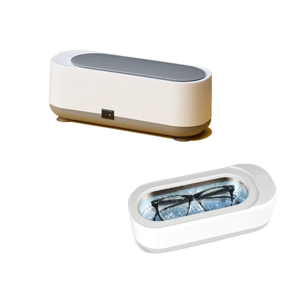 Ultrasonic Jewelry Cleaner, Portable Professional Cleaner for Eye Glasses, Watches, Earrings, Ring, Necklaces, Coins, Razors