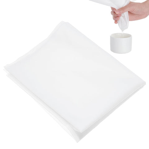 BENECREAT 40x400cm Fine Filter Mesh Nylon Fabric, 250 Mesh White Mesh Filter Woven Net Paint Nylon Filter Mesh Filter Cloth for Paint, Home Brewing, 0.1mm Thick