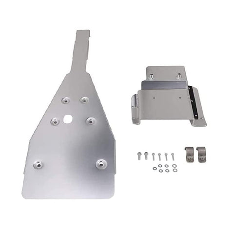 NIXFACE Full Chassis Glide & Swing Arm Skid Plate Gaurd Combo Fit for 2009-2020 Yamaha YFZ450R