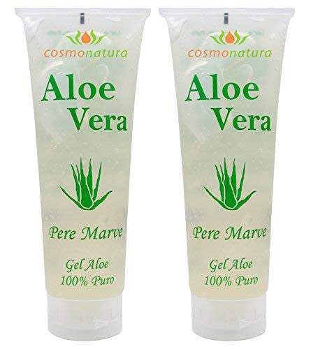 Aloe Vera Gel 100% Tube 250ml x 2 Units