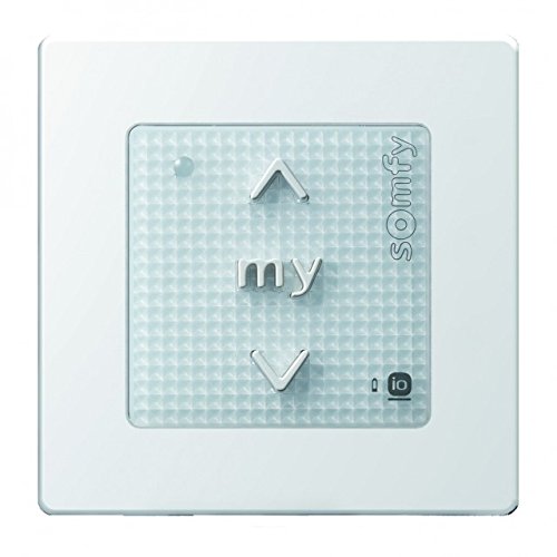 1 channel Somfy SMOOVE ORIGIN IO remote control with PURE frame 1811066
