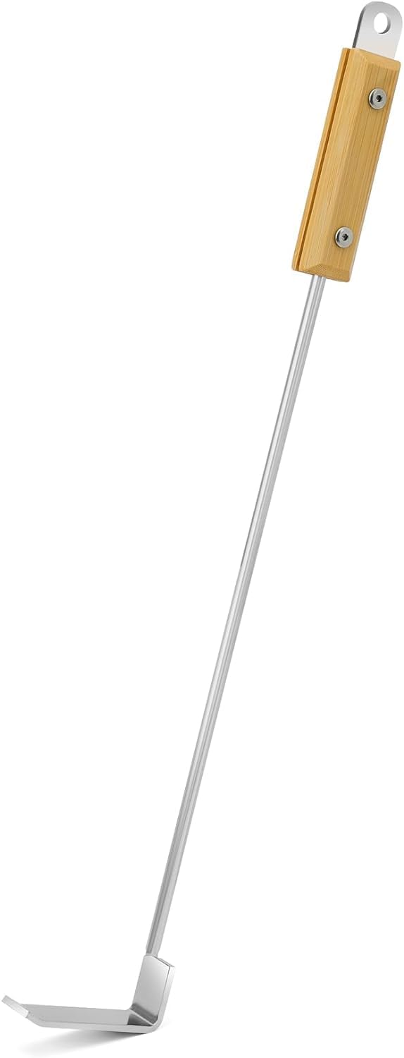 onlyfire Ash Tool Fits for Fireplace and Kamado/Ceramic Grill likes Big Green Egg, Kamado Joe,Pit Boss,Louisiana,Grill Dome,Vision Grills,Char-Griller etc