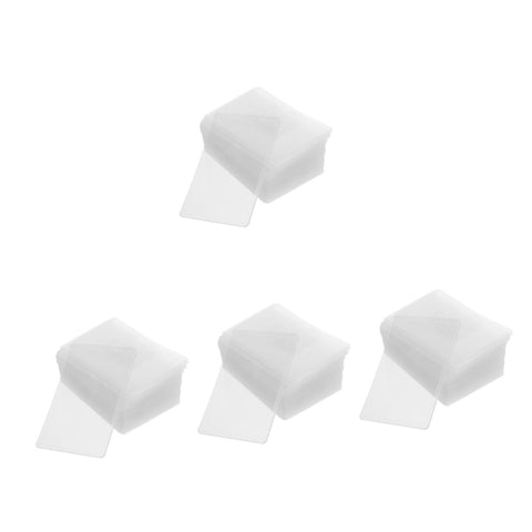 Tofficu 120 Pcs Photo Protector Game Cards Sleeves Card Protectors Simple Style Cardholders Simple Style Cards Holders Clear Cards Covers Card Sleeves Abs Horizontal