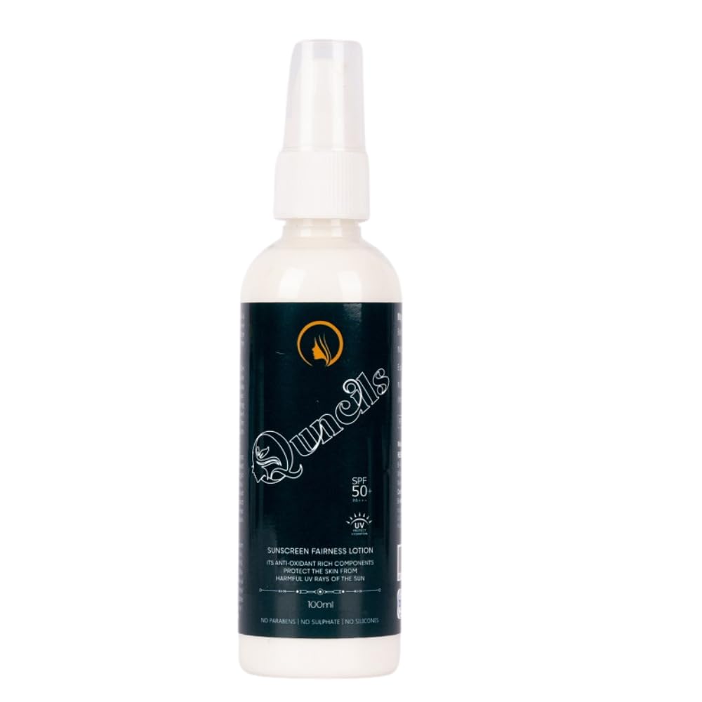 Quncils Sunscreen Fairness Lotion Its anti-oxidant rich components protects the skin from harmful UV rays of the sun